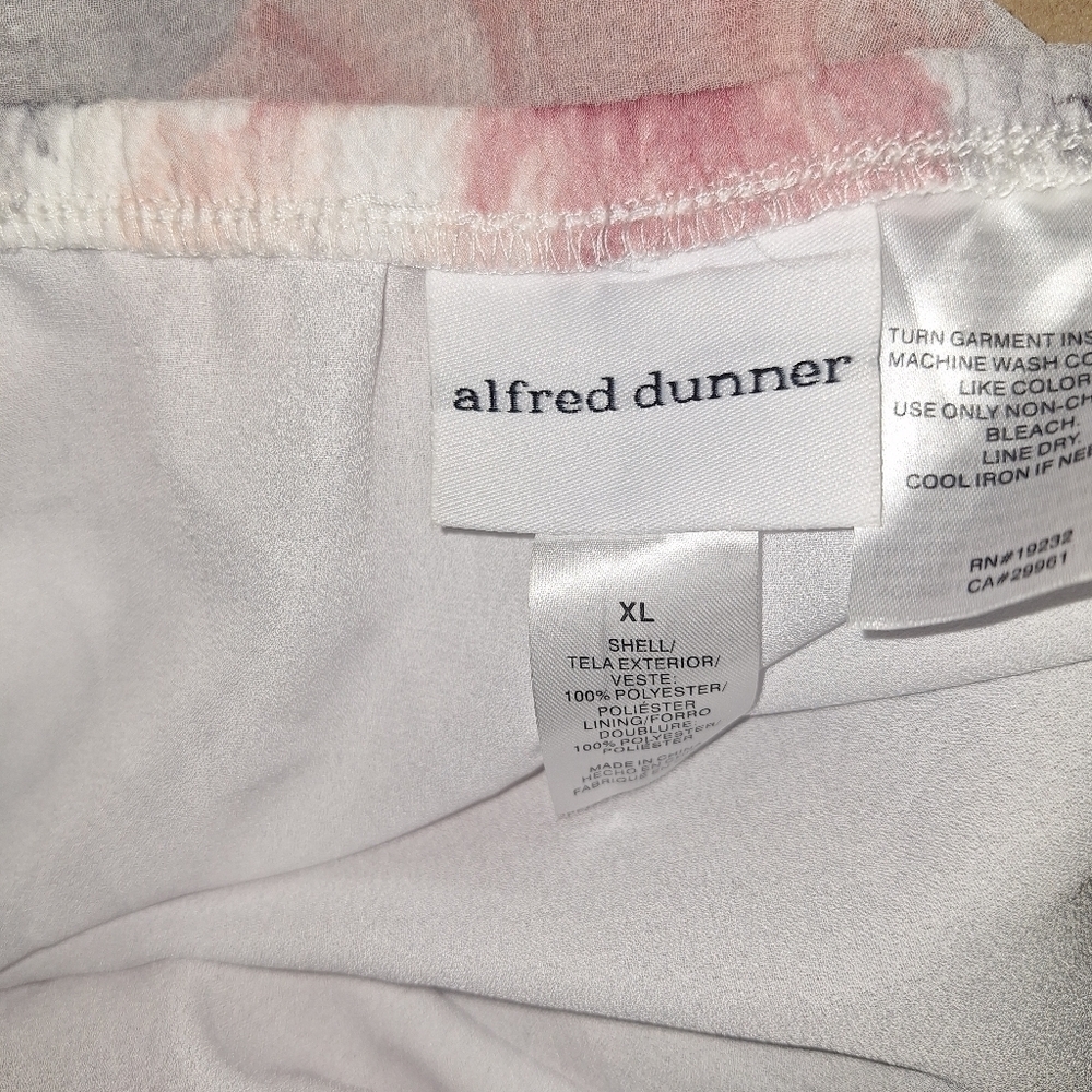 Alfred dunner floral tiered skirt XL - Picture 5 of 5